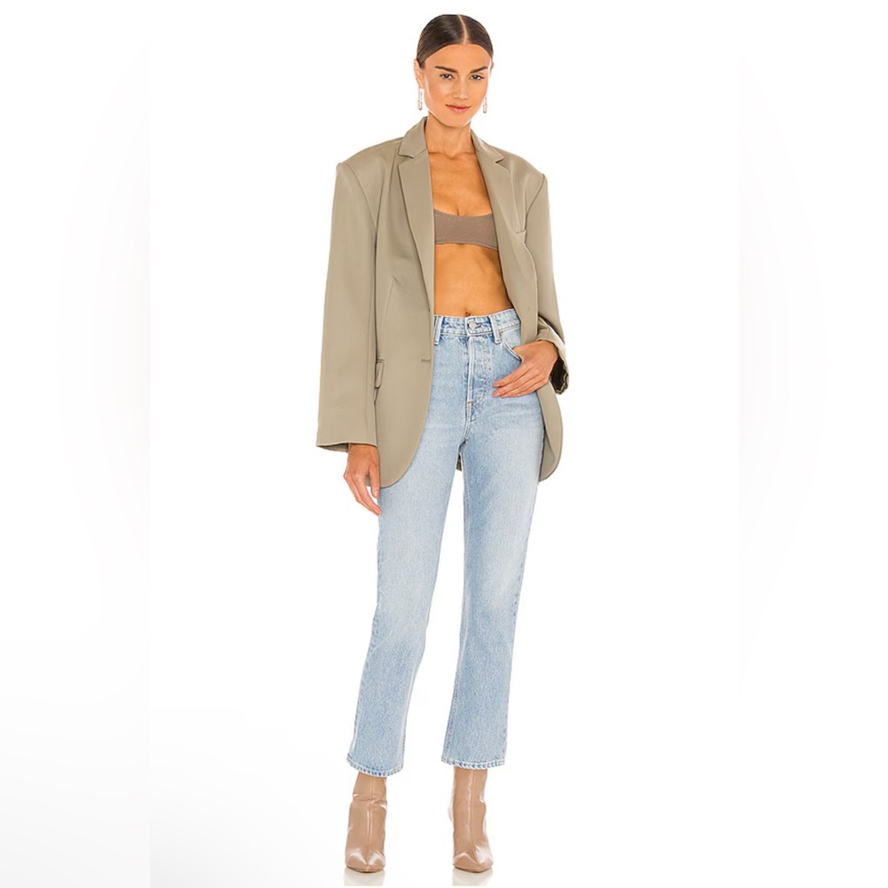 GRLFRND Karolina High Rise Straight Crop in Ventura in size 28